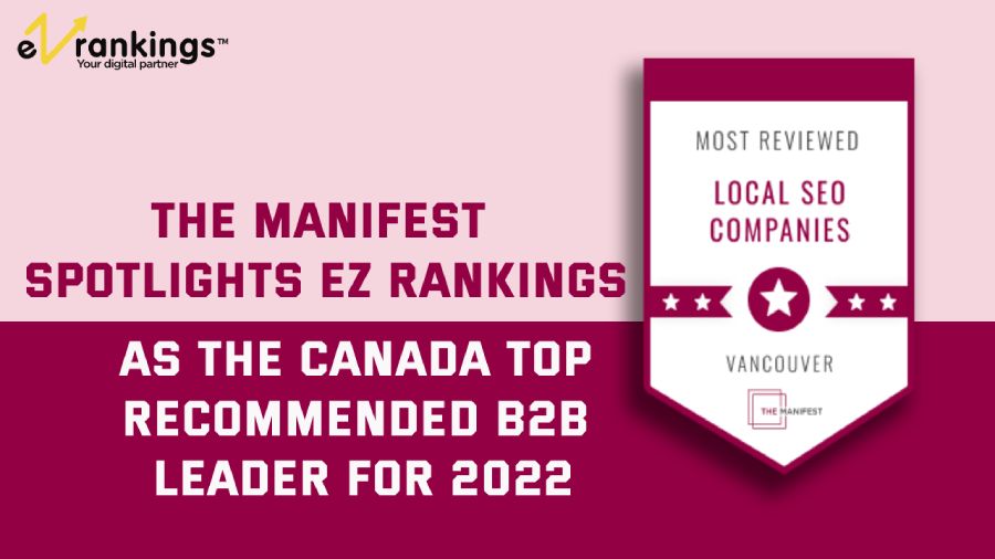 EZ Rankings B2b Leader Award 2022