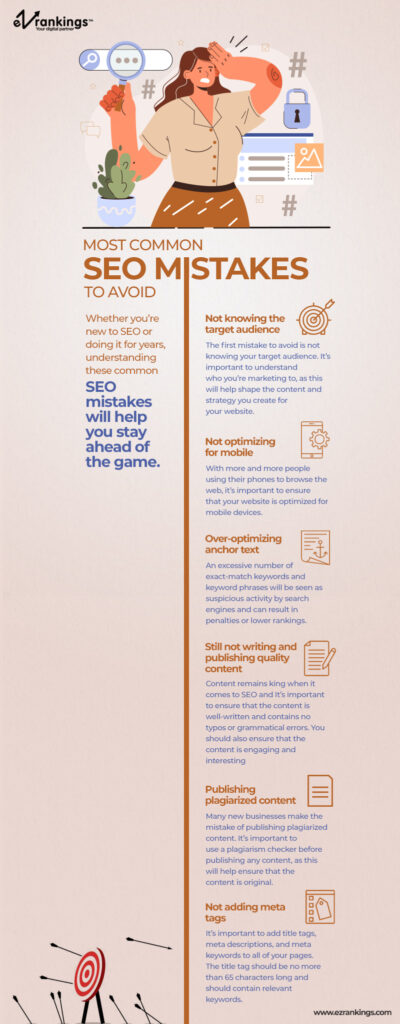 Infographic: Most Common SEO Mistakes To Avoid