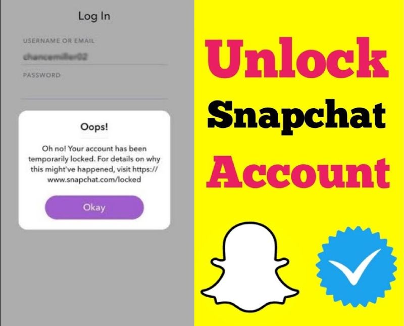 unlock snapchat account