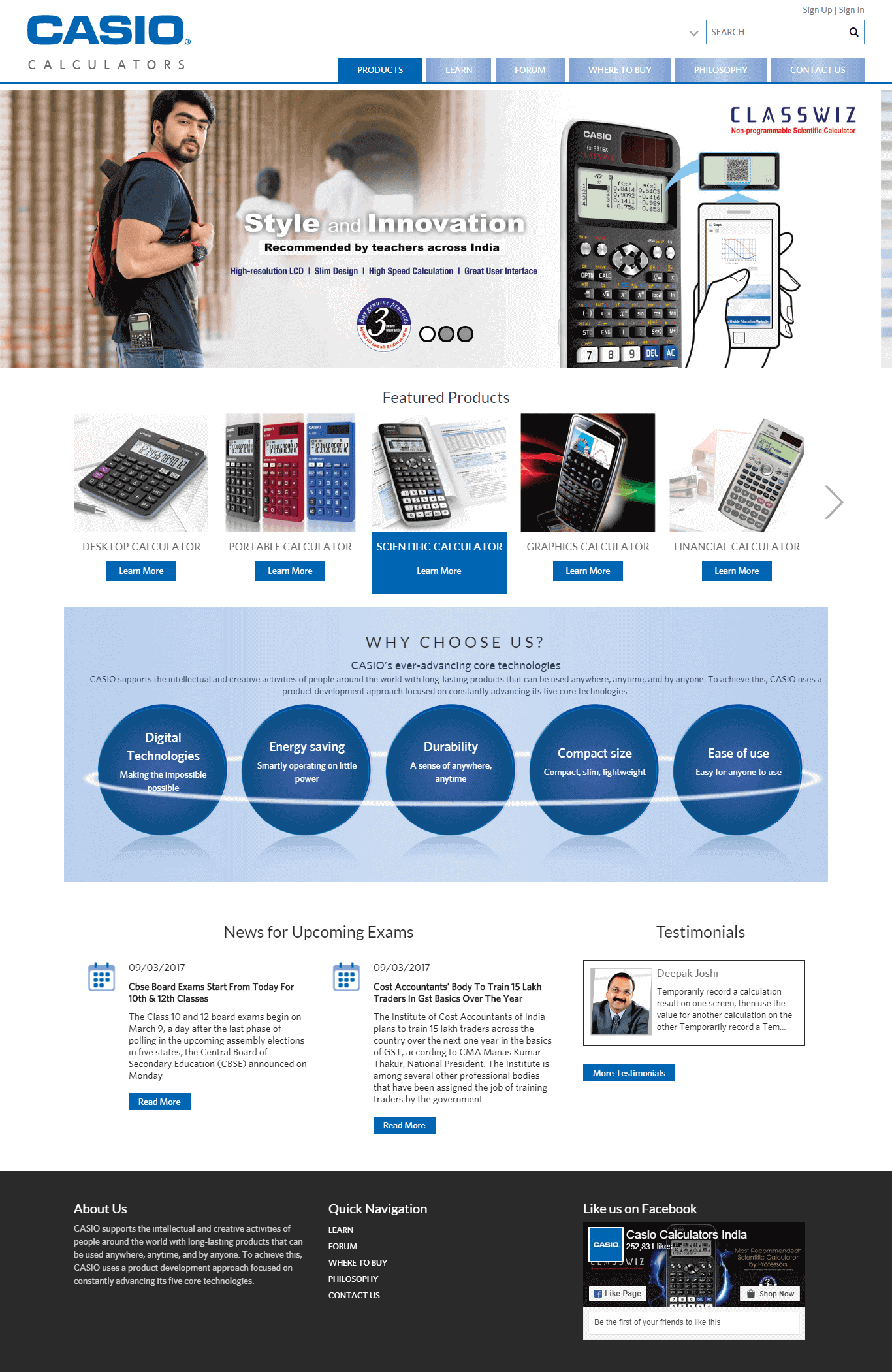 Casio Calculators India